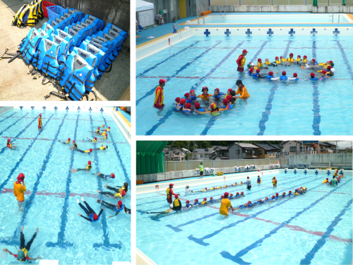 ライフジャケット・授業の様子