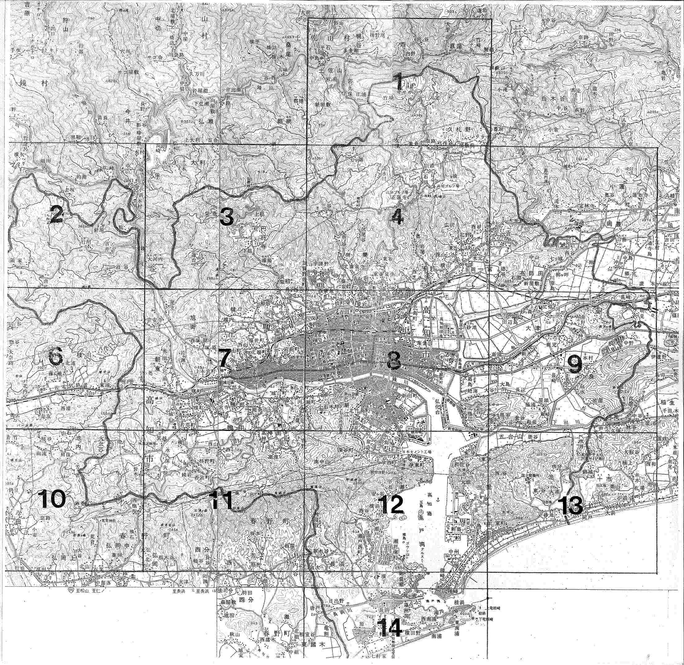 索引図（昭和22・23年）