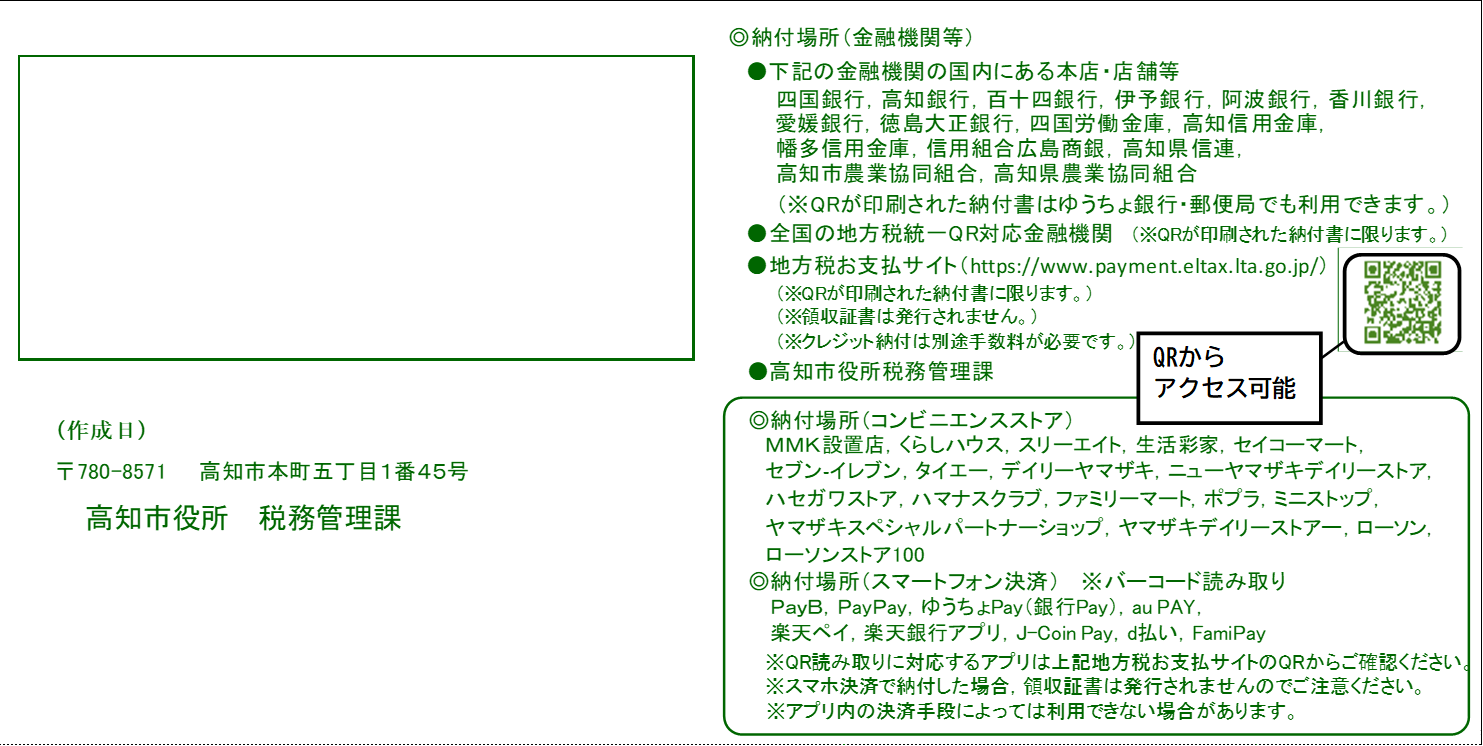 納付書